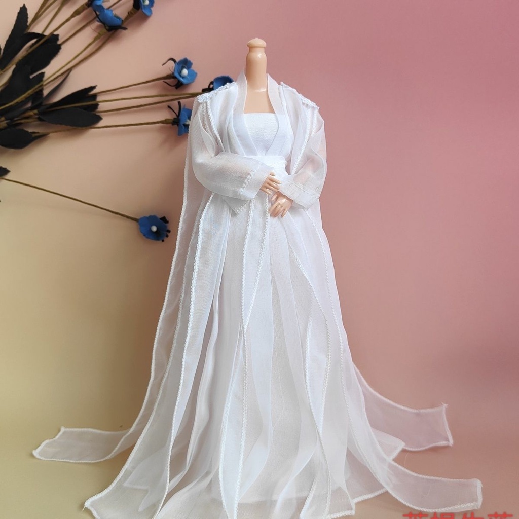 Traje Antiguo Hanfu 30cm Barbie Bjd Soldado Femenino Ob27 Vestir La ...