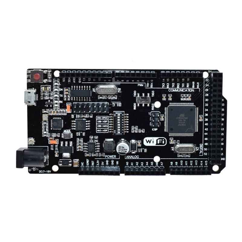 Mega2560 + WiFi R3 ATmega2560 + ESP8266 32Mb De Memoria USB-TTL CH340G ...