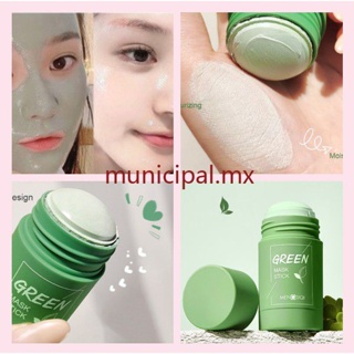 Limpieza de Poros Green Mask Stick para eliminar el acné y los puntos negros  Tipo de Piel Té Verde