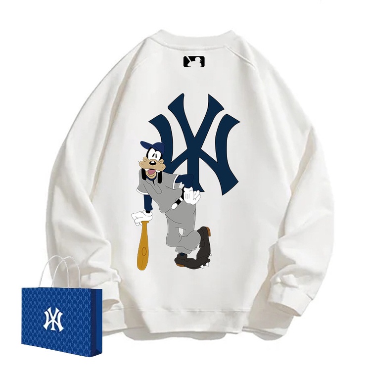 Goofy Estilo Conjunto Hombres Mujeres Pareja Sudadera Suelta Cuello Redondo Top Pullover Bottoming Camisa Shopee Mexico