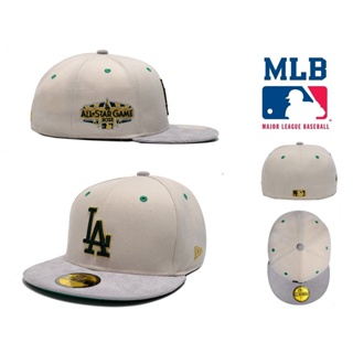 Stock Listo] M.L.B Los Angeles Dodgers Gorra De Béisbol Totalmente Cerrada  Mujeres Clásicas Ny Hat Hombres Talla Grande