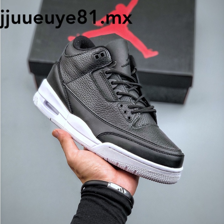 Nike Air Jordan 3 zapatos de baloncesto de corte bajo zapatillas para hombres mujeres negro