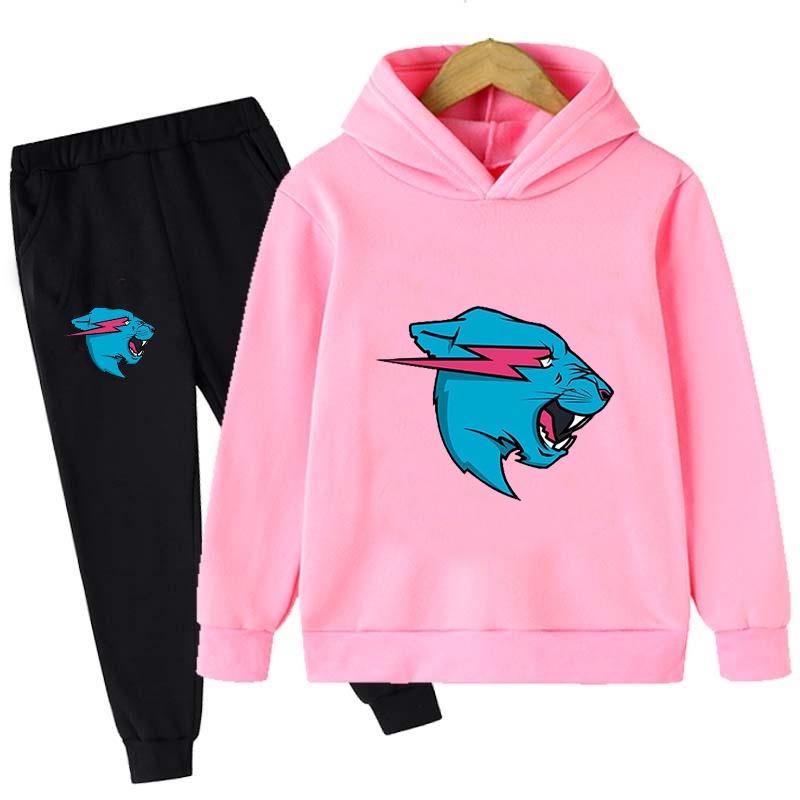 Mr beast pink hoodie hotsell