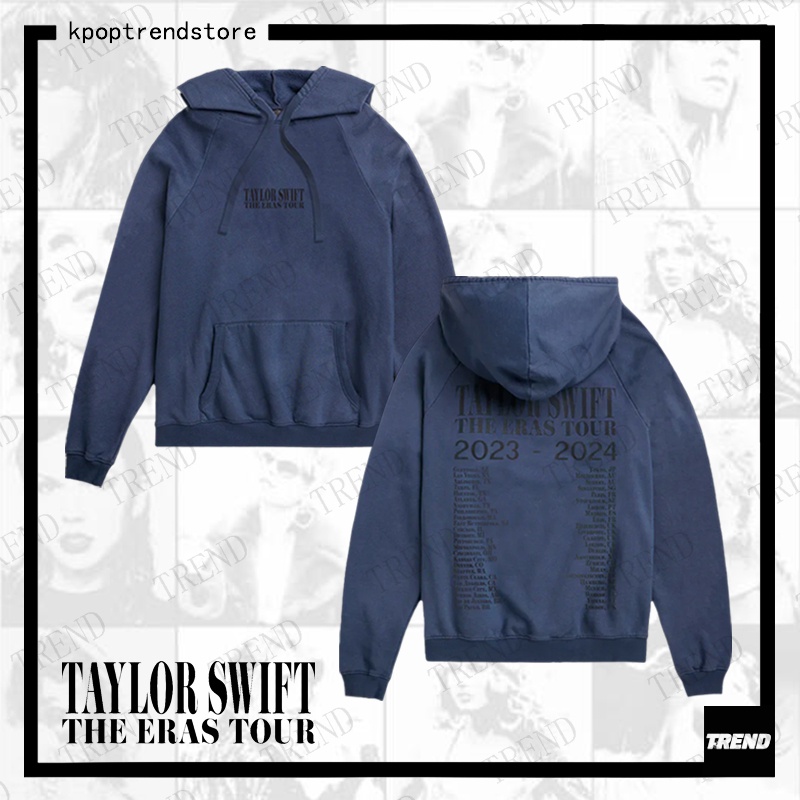 Taylor-Sudadera Vintage con capucha para hombre y mujer, suéter de algodón  100% con estampado de álbum de medianoche, ropa de Tour de las Eras