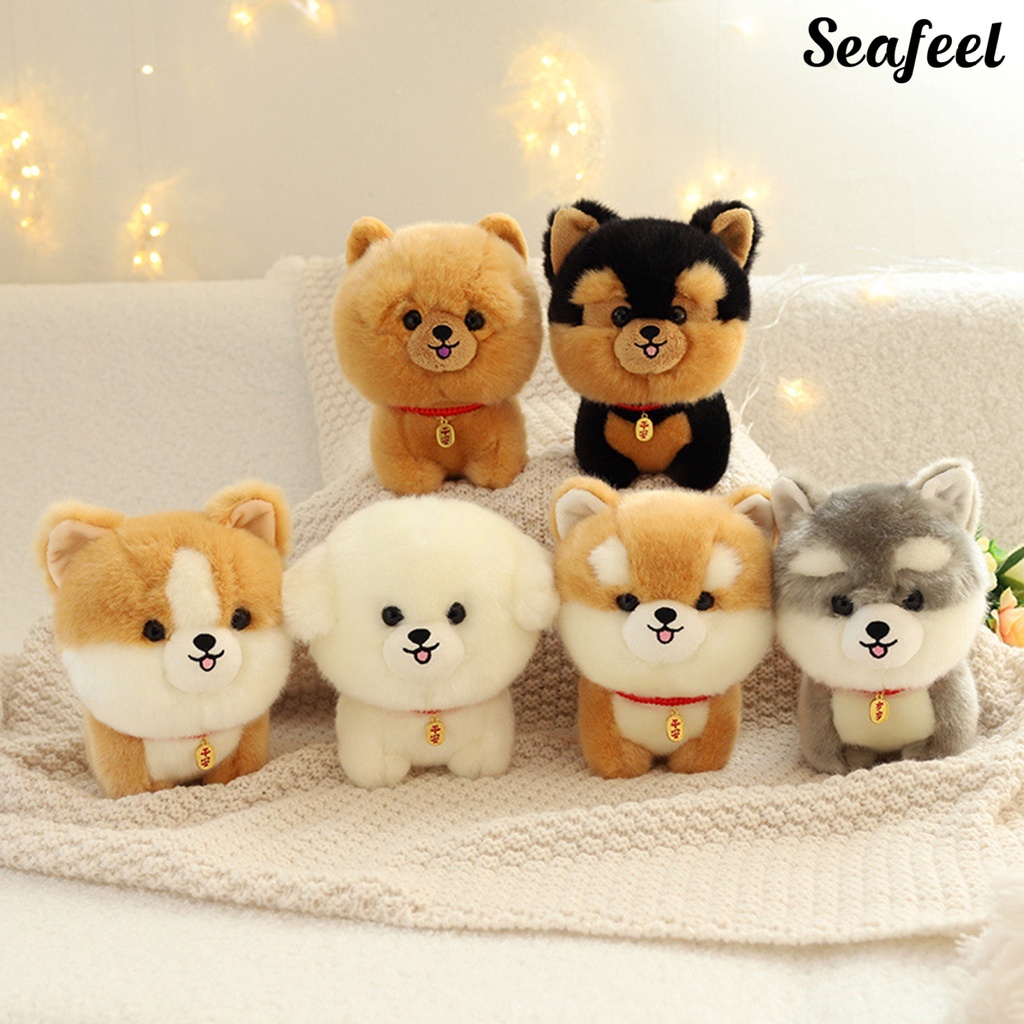 SEAF 20cm Perro Peluche Lindo Corgi Pomerania Husky Bichon Frise Yorkshire Terrier Peluches Ornamento Suave Animal De Cachorro Muneca Decoracion De La Habitacion Del Hogar Regalo De Cumpleanos Shopee ...