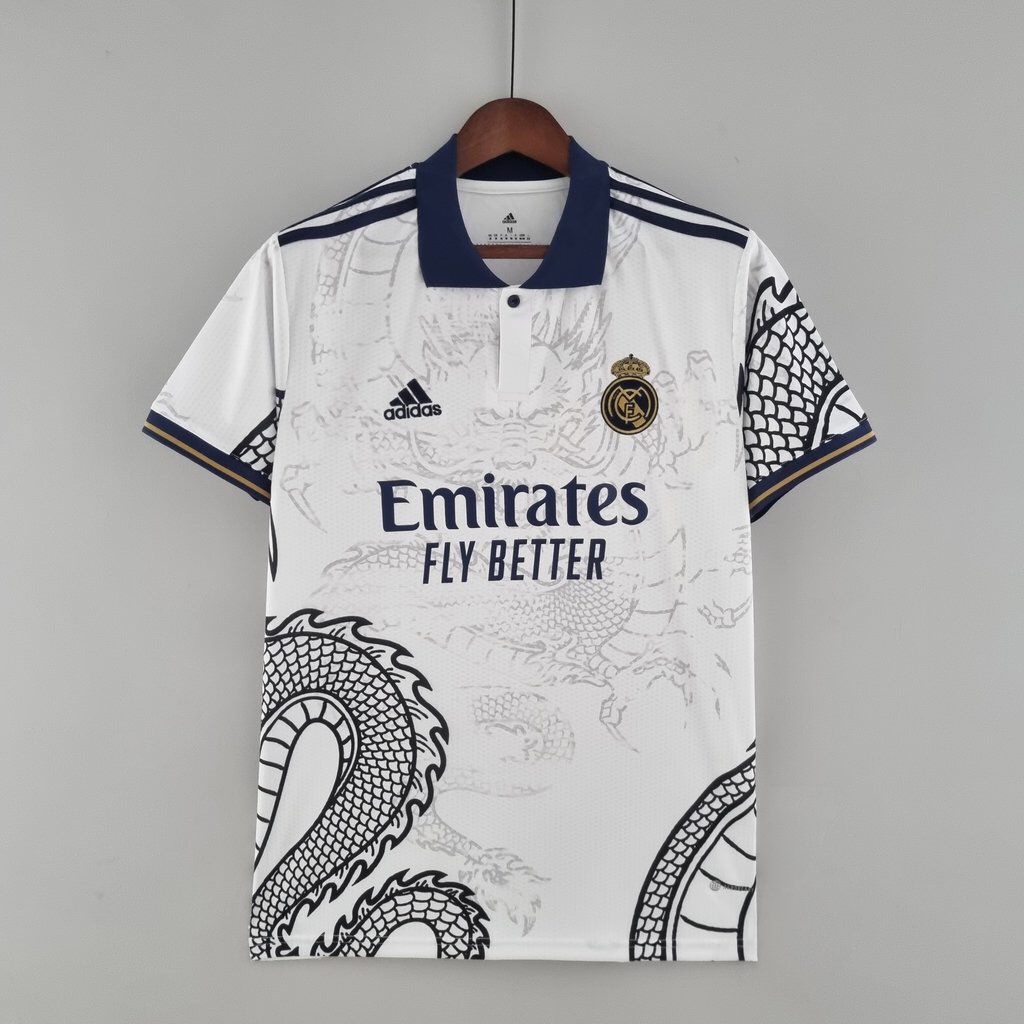 Nuevo ! REAL MADRID Dragón Blanco 23-24 Precio Nueva Camiseta , Envío  Gratis . | Shopee México