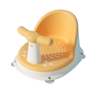 Bañera inflable para bebés, bañera antideslizante para bebés de 6 a 36  meses (naranja)