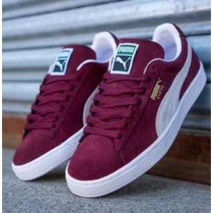 Puma suede feminino store vinho