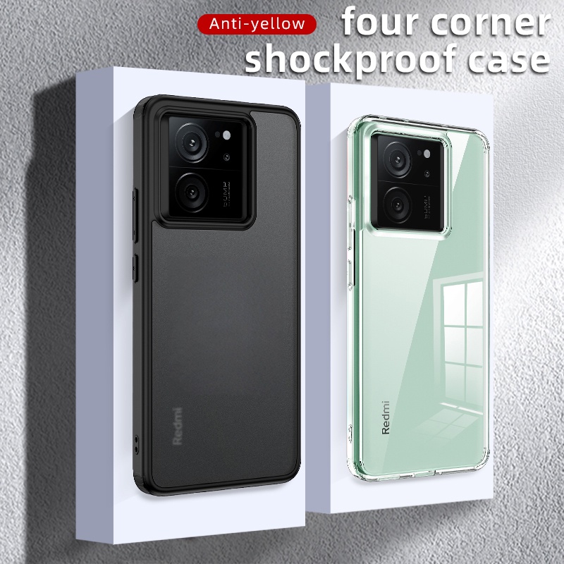 Comprar Para Xiaomi 13T Pro Funda para Xiaomi Mi 13T Pro Cámara Película de  protección de lente completa A prueba de golpes Suave Silicona Teléfono  Parachoques trasero Cubierta transparente
