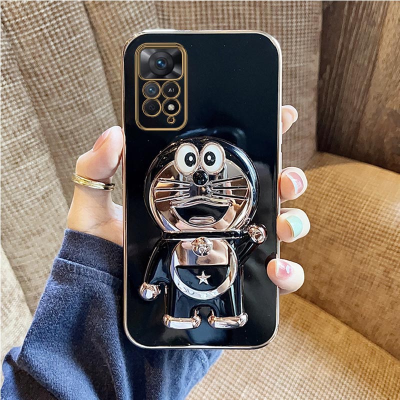 Note11 Gato De Dibujos Animados Chapado Teléfono Funda En Para Xiaomi ...