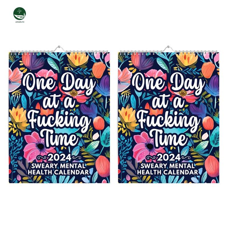 Calendario De Salud Mental 2024 Juego De Pared Planificador Mensual