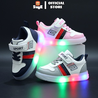 Tamaño 16-30 Bebé LED Zapatos Niño Niños Niñas Casual De Verano