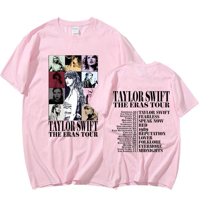 thumbnail image 1 of Taylor The Eras Tour 2023 World T shirt Hombres Mujeres Moda Estética Camiseta De Manga Corta De Alta Calidad Camisetas De Gran Tamaño, 1 of 5
