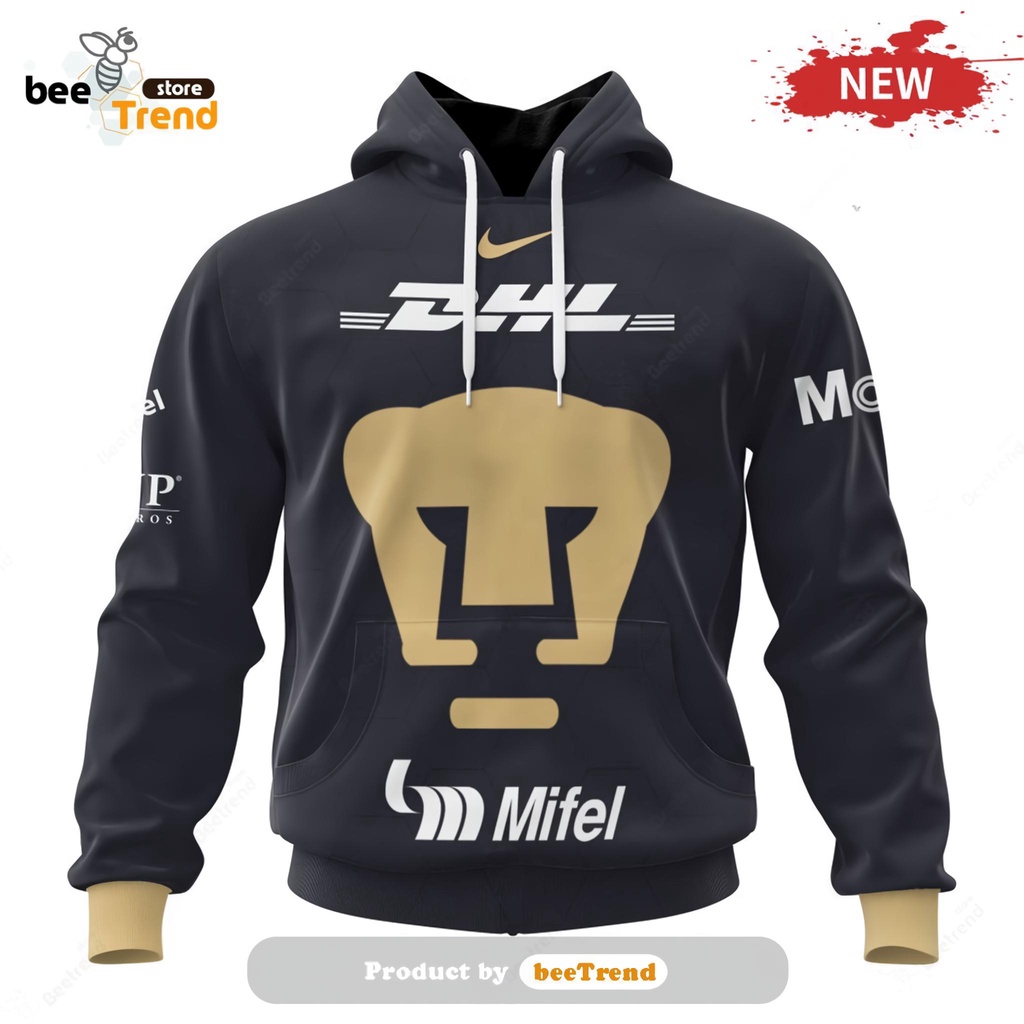 LIGA MX Pumas UNAM 2023 2024 Sudadera Con Capucha De Visitante Shopee Mexico