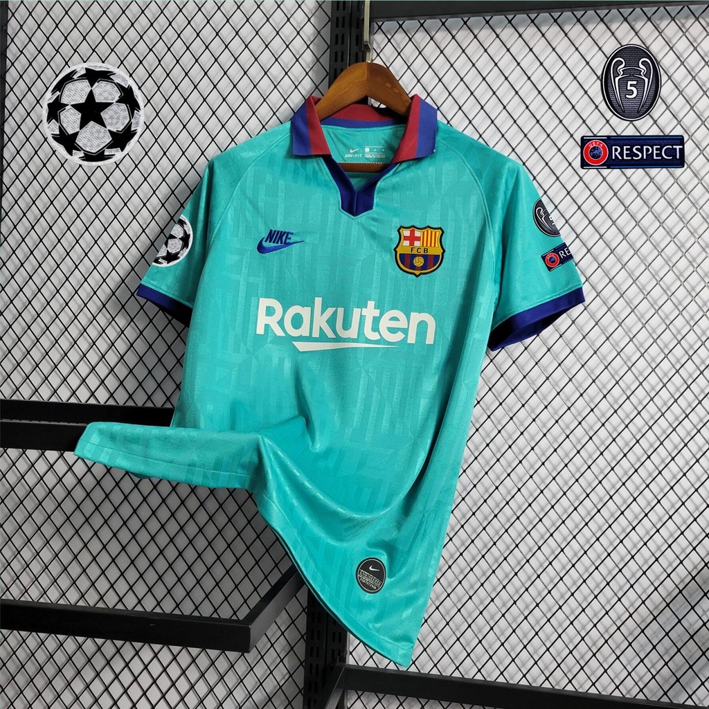 Camiseta Barcelona POLO Retro 2019 20 Temporada 2 Fuera Shopee Mexico