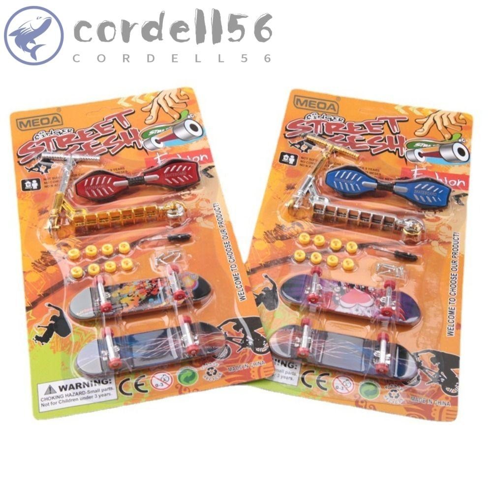 Mini Set De Juguetes Para Dedos – Patinete, Monopatín Y Tabla De Ola En Aleación Con Herramientas Y Accesorios (Color Azul)