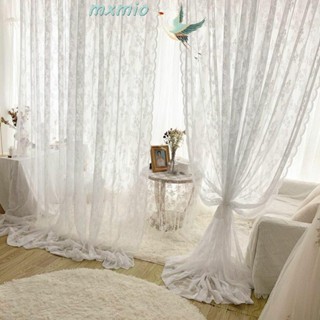 Cortina de ventana de doble capa beige para dormitorio, cortina opaca de  tul sólido, cortina transparente con bordado blanco y cortina de sombreado