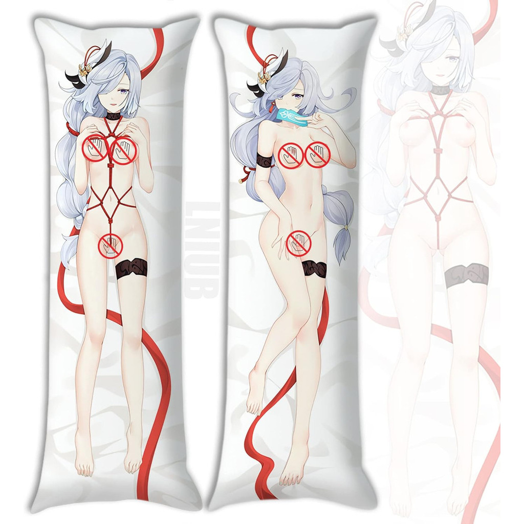 Shenhe-Genshin Impacto Chica Sin Censura Dakimakura Doble Cara Impreso  Abrazo Cuerpo Funda De Cojín Largo Waifu Ropa De Cama Otaku Regalo (23x66  in/60x170 cm) | Shopee México