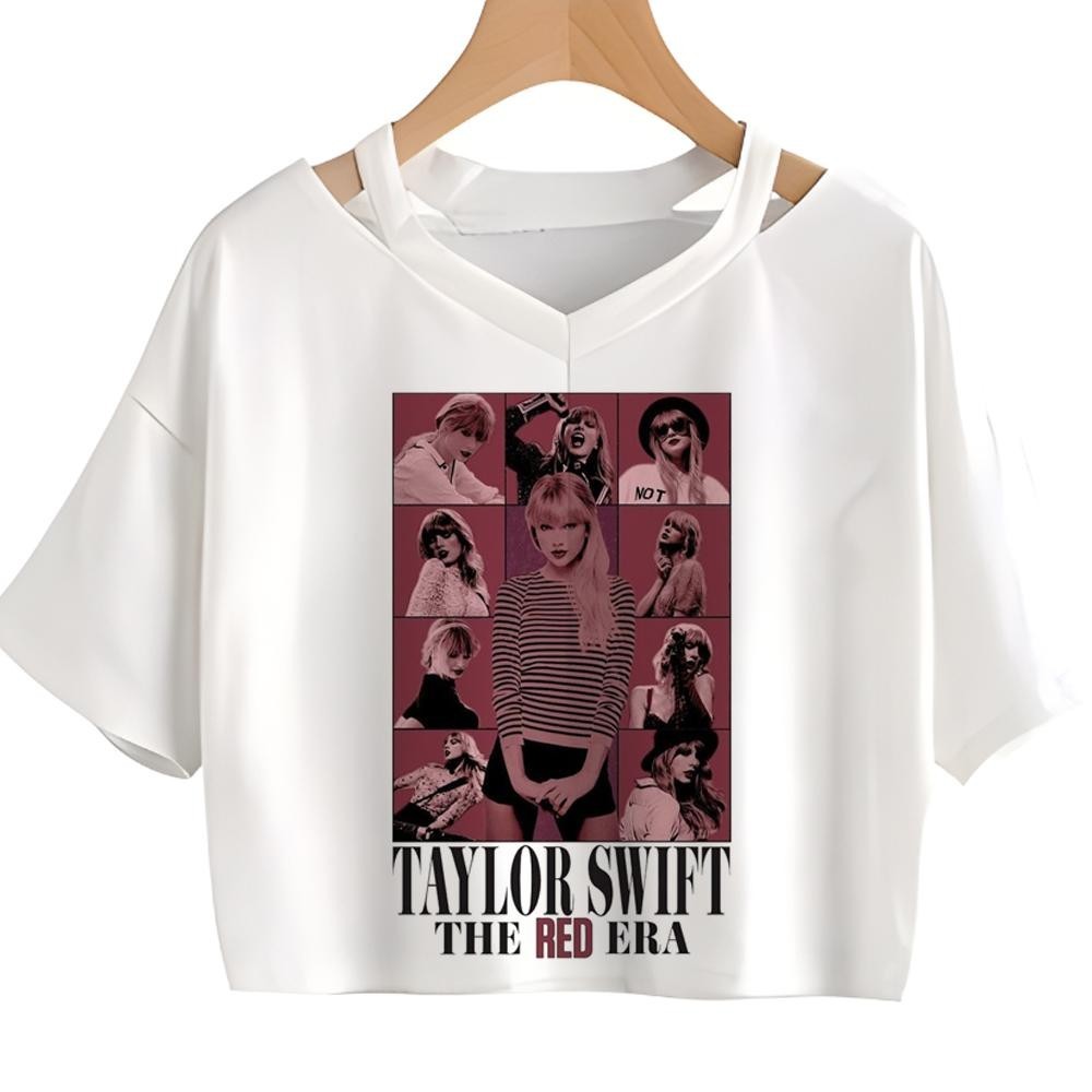 thumbnail image 4 of Taylor Swift Moda Coreana 90s crop top Mujer fairycore Gótico Harajuku kawai, 4 of 5