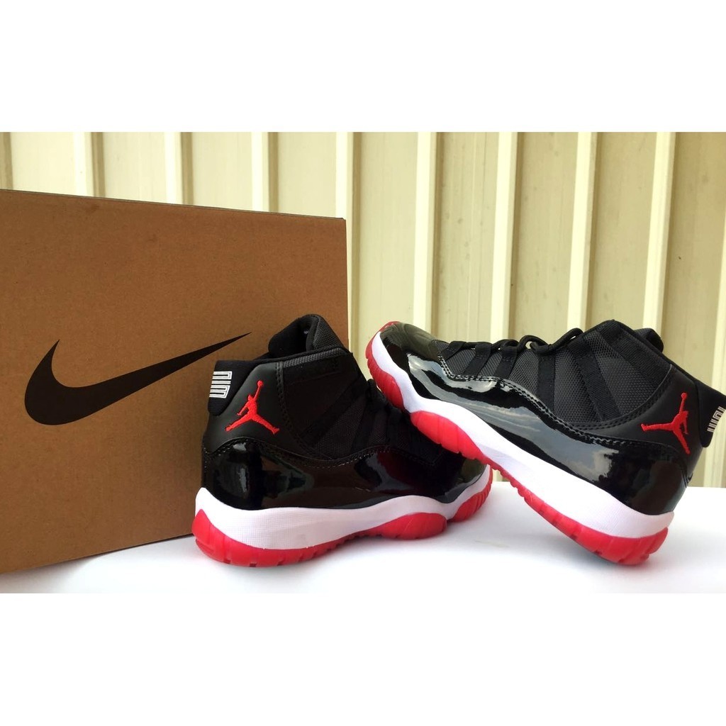 g Dehu 2019 Nuevo Nike Jordan 11 AJ11 Negro Alto Rojo Mujeres Y Hombres Baloncesto shoesr Shopee Mexico