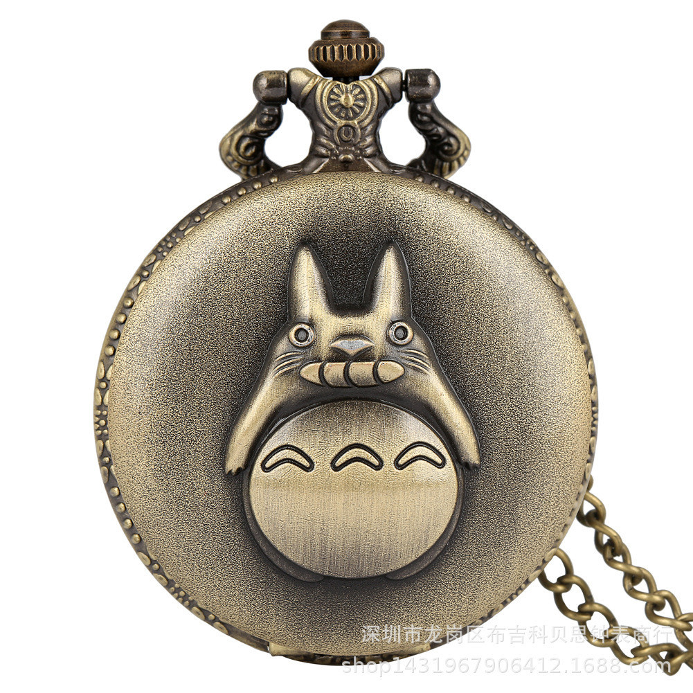 Anime Mi Vecino Totoro Patrón De Cuarzo Reloj De Bolsillo Grande Moshy |  Shopee México