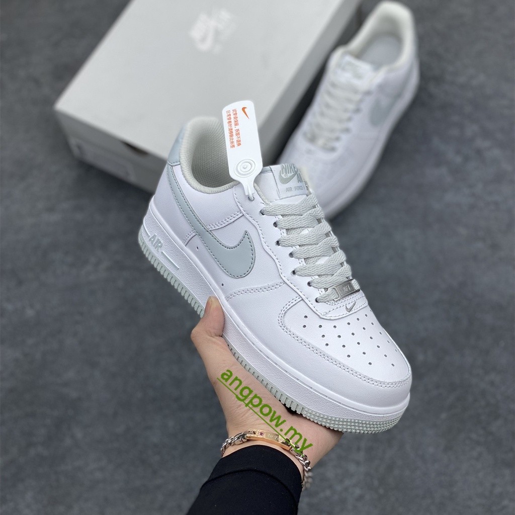 AF1 Air Force One bass blanco gris claro suela plana skate Hip Hop Sneaker DX5805 100 gksh 7PSZ