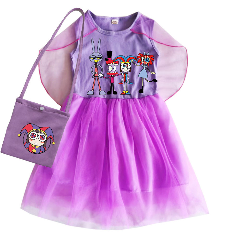 Número Mágico Circo Chica Vestido De Dibujos Animados Impreso Ropa De ...