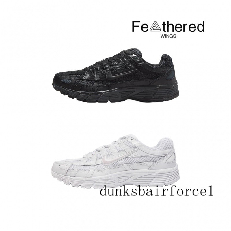 Early P 6000 Color Puro Deportes Zapatos Casuales Hombres Mujeres Blanco Puro Cd6404 100 Negro Puro Bv1021 002 Shopee Mexico
