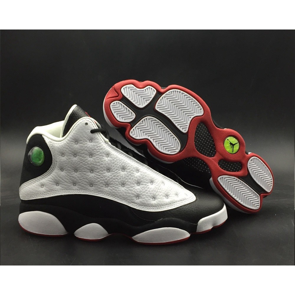 Jordan 13 blanco y negro on sale