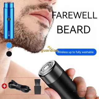 Mini cuchillo para barba afeitadora eléctrica portátil recargable