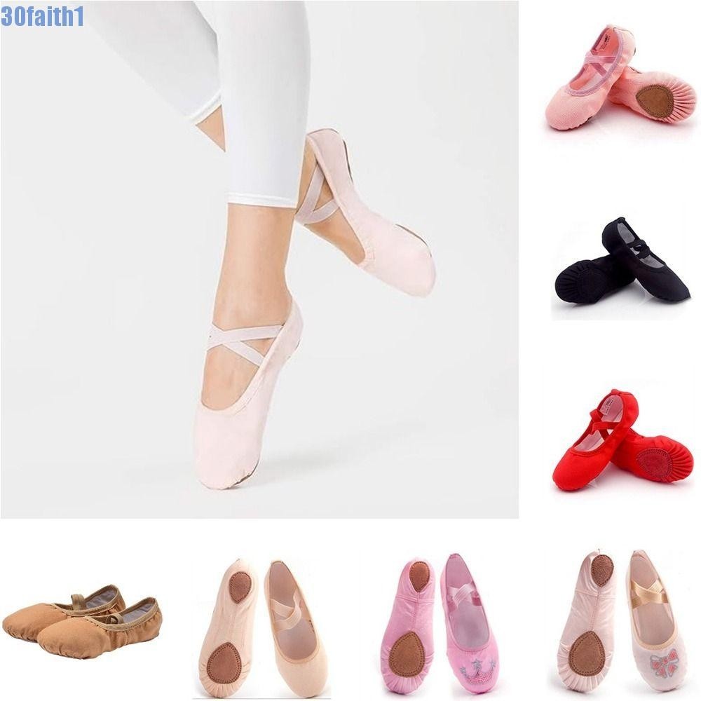 Zapatos profesionales de ballet para niñas y mujeres, zapatillas de baile  de satén con cinta para los dedos, rosa-36 : Ropa, Zapatos y Joyería 