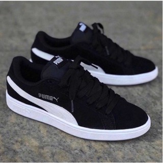 Puma suede classic preto e sale branco