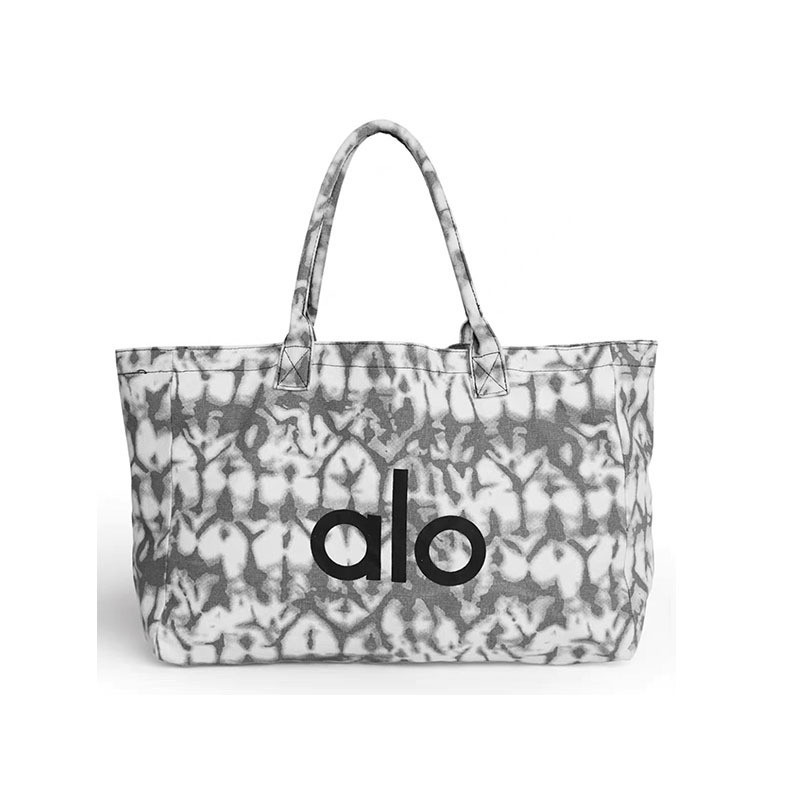 Alo Yoga Bolsa De Lona Color Yoga Fitness Bolso Shopper Tote Bag Shopee Mexico