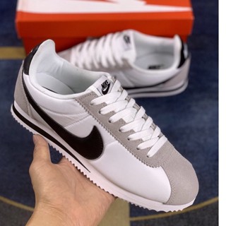 Gray nike cheap cortez shoes