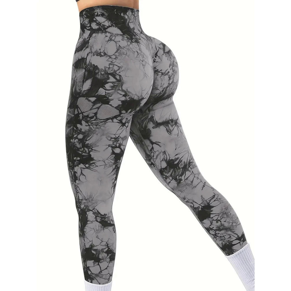 Tie Dye Leggins Entrenamiento Mujer Mujeres Tie Dye Gym Leggings