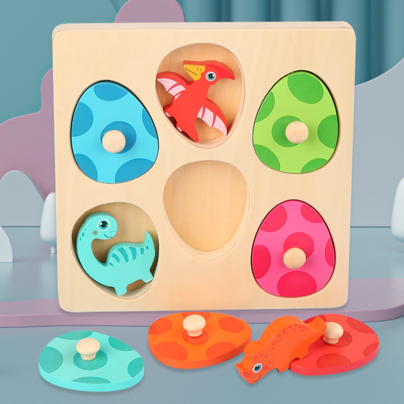 Set De 50 Dinosaurios De Madera Para Pintar – Rompecabezas 3D DIY – Kit Creativo De Manualidades Para Niños – Actividad De Ocio Y Regalo Educativo