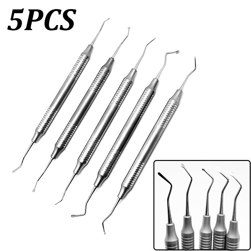 3Pcs Cord Packer Dental Gngval 1.5mm Retracton NON-SERRATED Dental - Foto 6