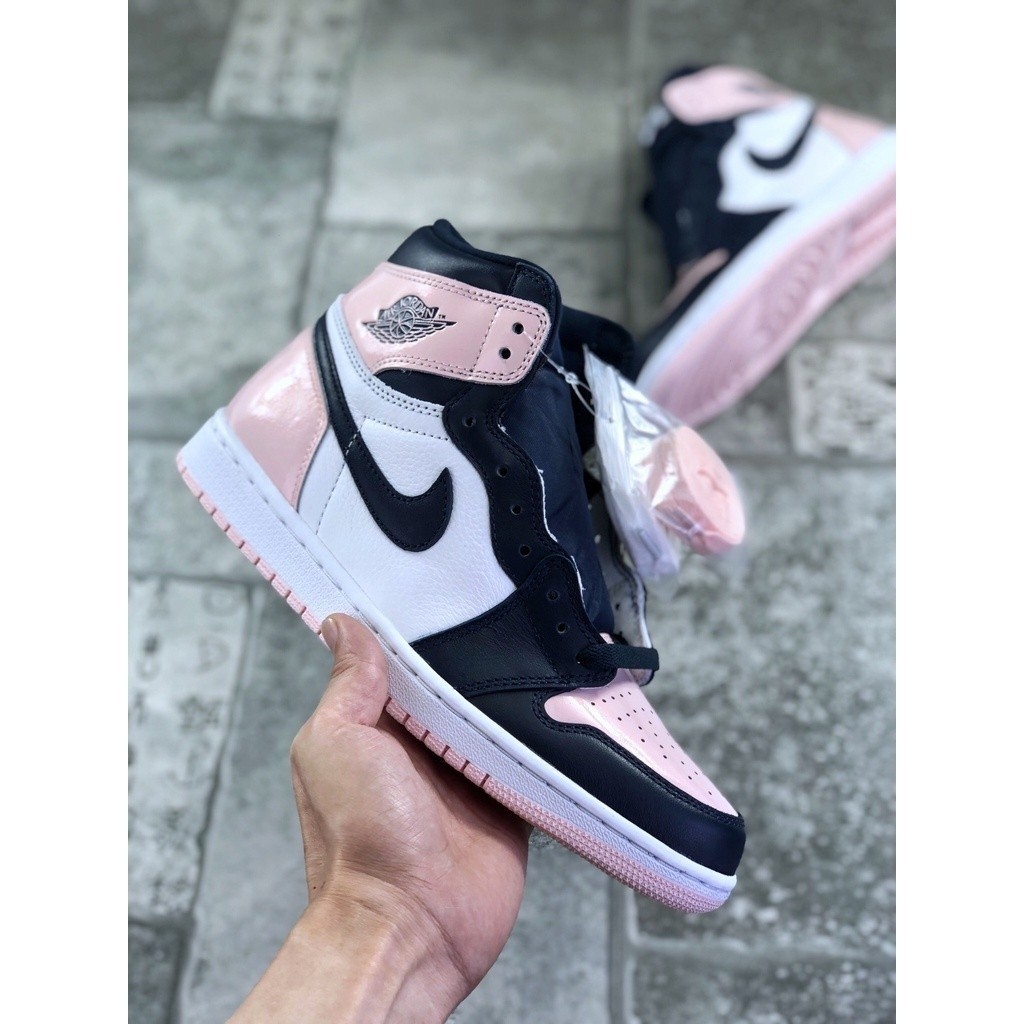 Jordan 1 rosas con negro hotsell