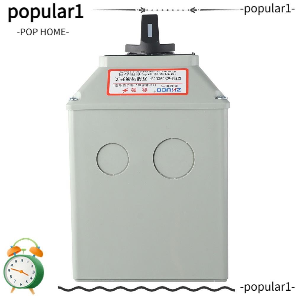 Interruttore Rotativo ON-OFF-ON 3 Posizioni 63A 660V - Universale Con Scatola