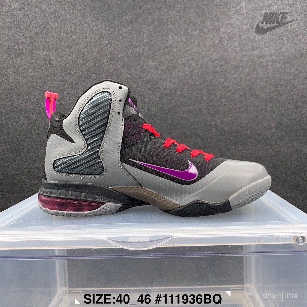 Original Nike LeBron 9 alta calidad James 9 generacion de los hombres deportes de ocio de absorcion de choque resistente al d