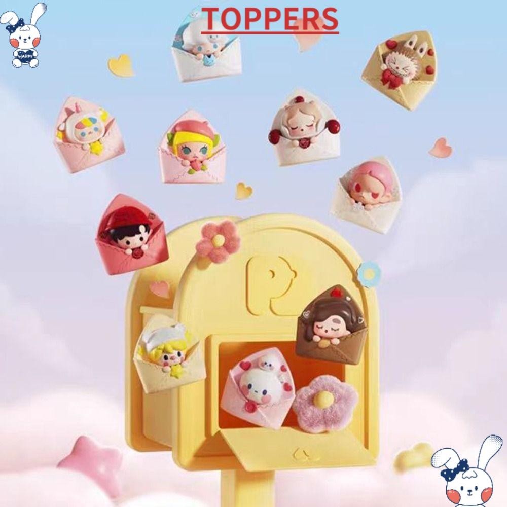 Caja De TOPPERS , Burbujas De Jabón POPMART Pop Bean Anime Modelo De ...