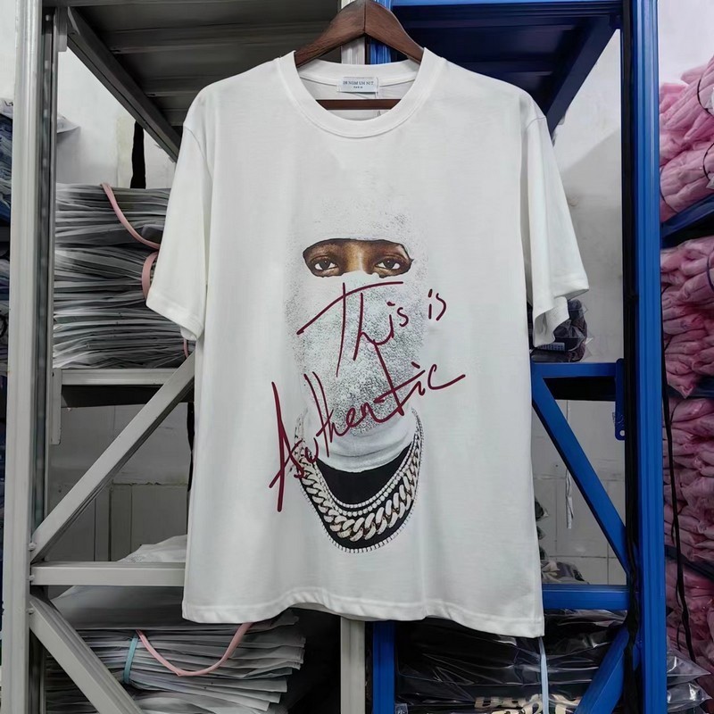 2024 Casual Hombres Mujer IH NOM UH NIT T Shirt Oversized Streetwear Alta Calidad Moda Mascara Hombre Impresion Manga Corta