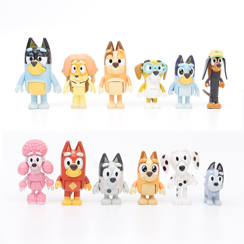 Figura De Acción Bluey Family Bingo Chilli Juguete Regalo Para Niños Juguetes De PVC Shopee México