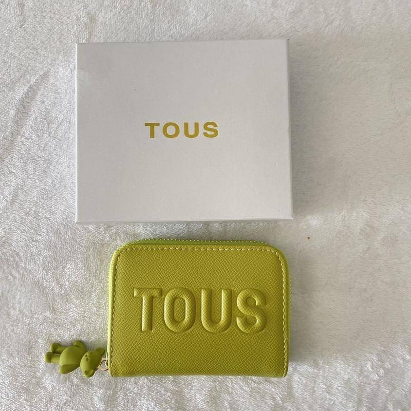 Tous Cartera Corta Marca De Lujo Original Tous Monedero De Alto Valor Nicho Espanol Bolsa Femenina De Cuero Shopee Mexico