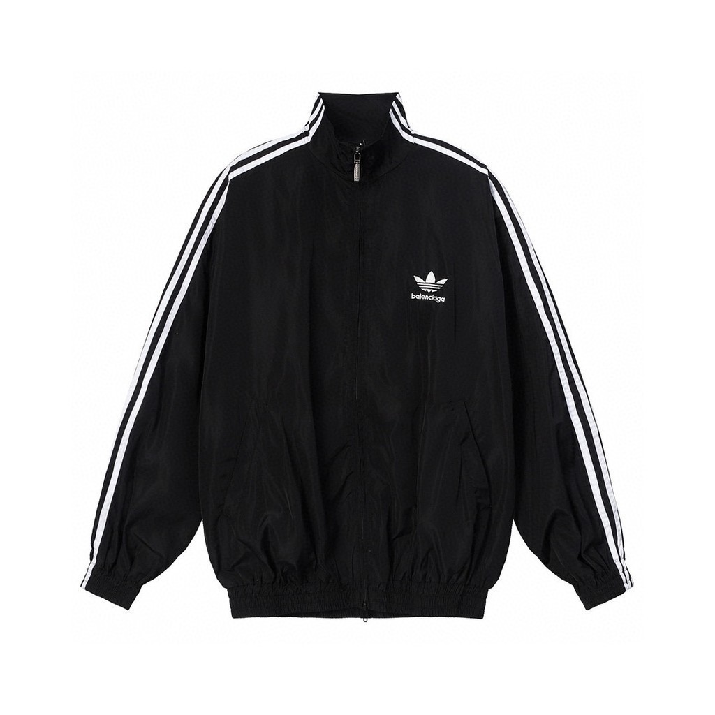 Ready Stock Balenciaga Chamarra De Los Hombres Con Logotipo Bordado Casual Deportiva Suelta De Las Mujeres Shopee Mexico