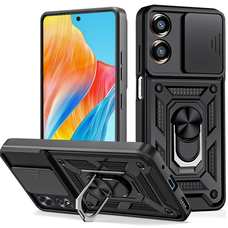 Funda Rudo Uso Para Oppo A17 Carcasa + Mica | Meses Sin Interés