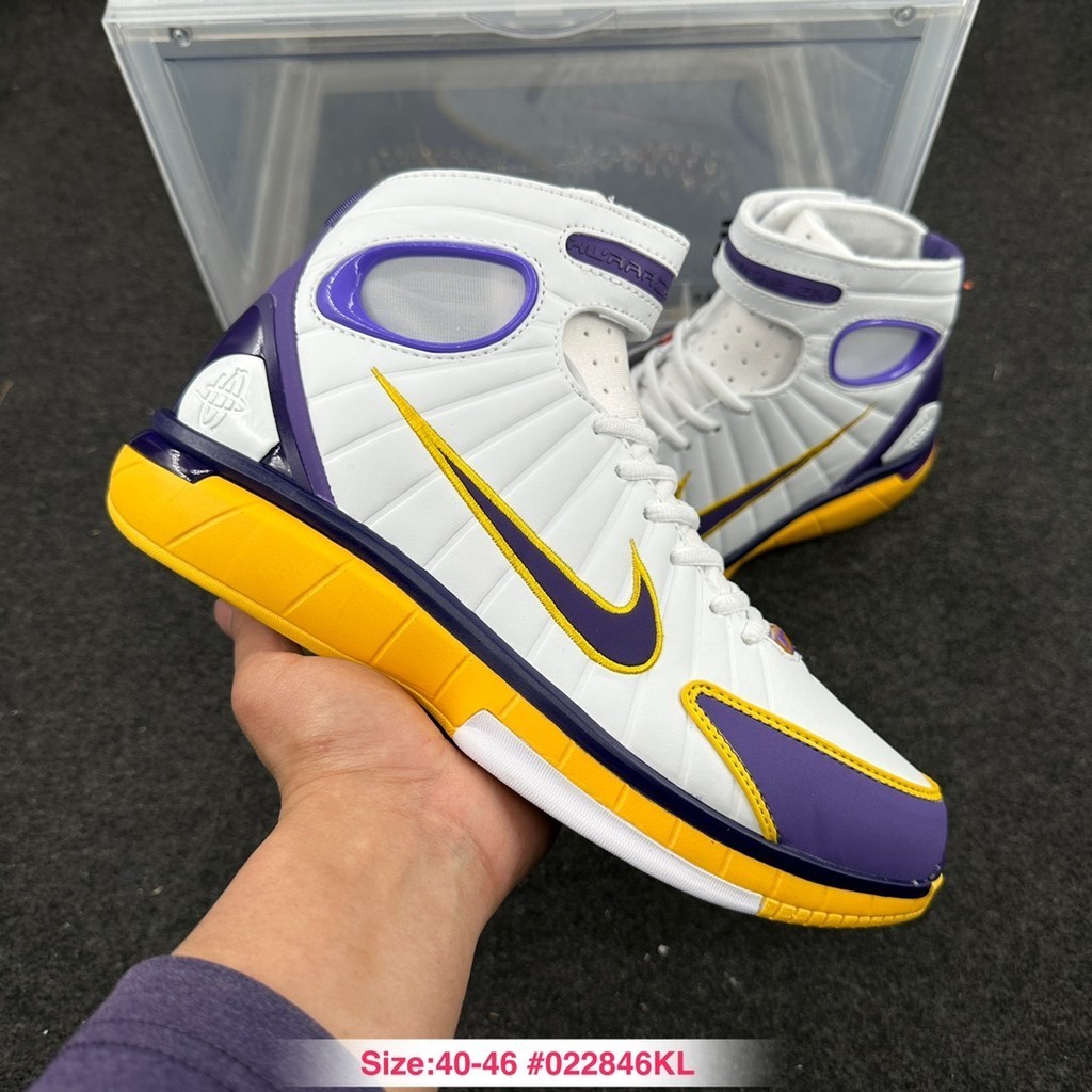 Nike Air Zoom Huarache 2K4 Kobe ZK4 moda retro antideslizante resistente zapatos de baloncesto