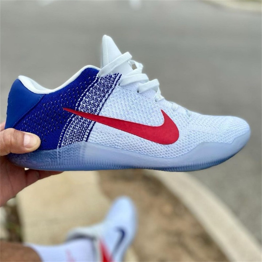 Nike Kobe 11 Elite Low Usa Amortiguacion Resistente Al Desgaste Antideslizante Ligero De Los Hombres De Tenis De Amortiguacion Transpirable Zapatos De Baloncesto Blanco 822675 184 045 Shopee Mexico