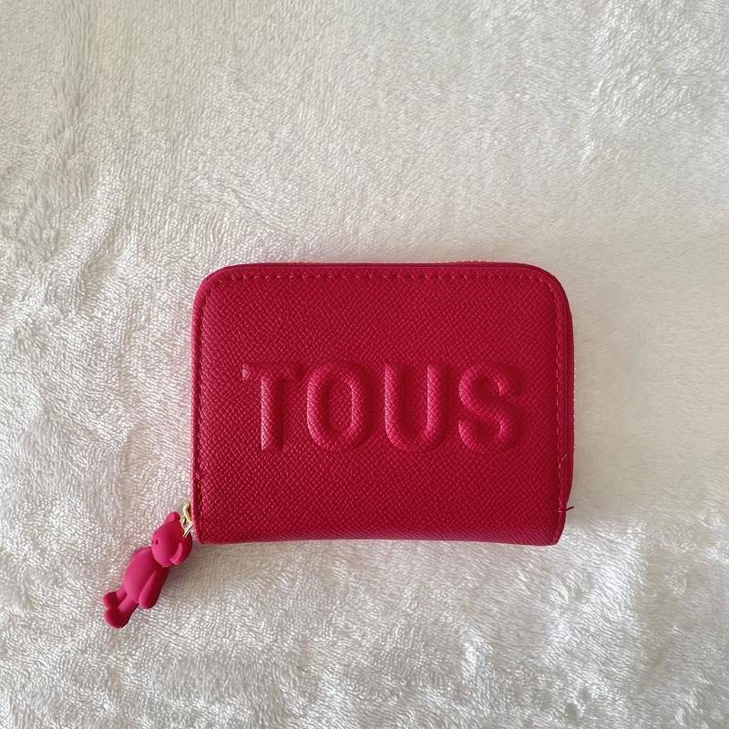 Monedero Mediano Tous Greta Rojo 2002025017 Monedero Tous Greta Rojo  Tamaño Mediano Y Diseño Clásico Monedero Mujer Tous