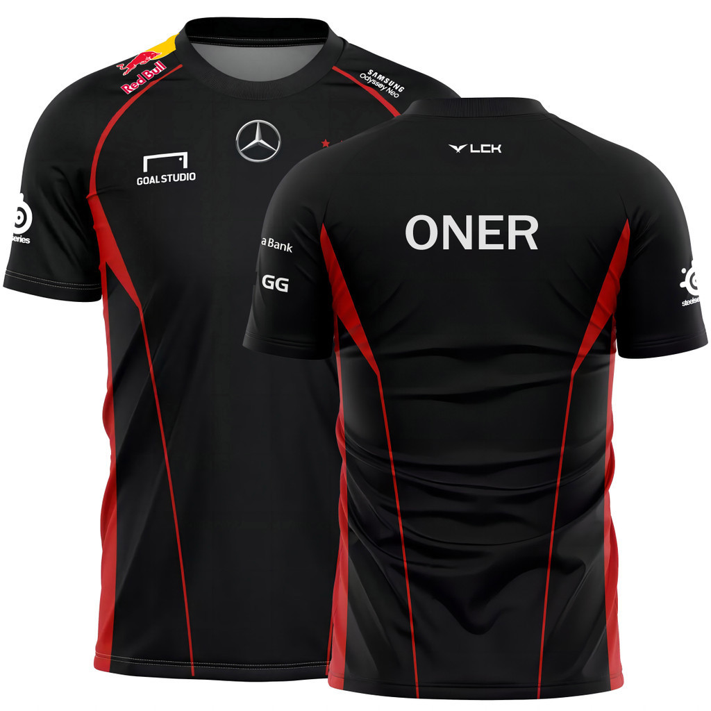 LCK 2024 T1 Uniforme Camiseta FAKER Keria Gumayusi Oner Zues